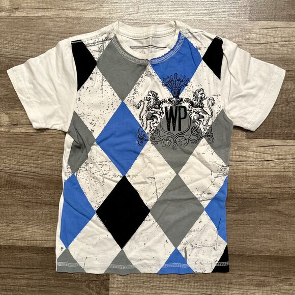 Warrior Poet Tee With Argyle Graphics - Picture 1 of 5